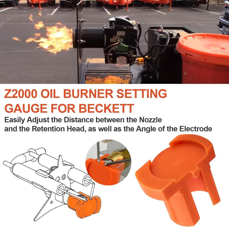 Antrys Oil Burner Setting Gauge Z2000 for Beckett Fit for Nozzle & Electrode Tool for AF AFG SR SF AFII, Accurately Adjust The Electrodes & Nozzle of Oil Burners, Reduce Fuel Consumption - 2 Pack - Image 2